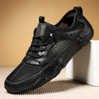 🔥LAST DAY 70% OFF🔥Men's Genuine Leather Mesh Breathable Driving loafers