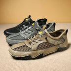 🔥LAST DAY 70% OFF🔥Men's Genuine Leather Mesh Breathable Driving loafers