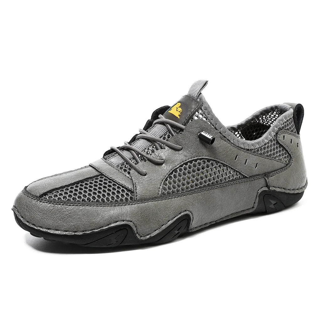 🔥LAST DAY 70% OFF🔥Men's Genuine Leather Mesh Breathable Driving loafers